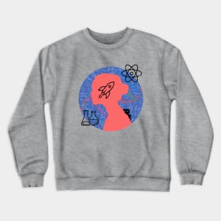 Woman in science Crewneck Sweatshirt